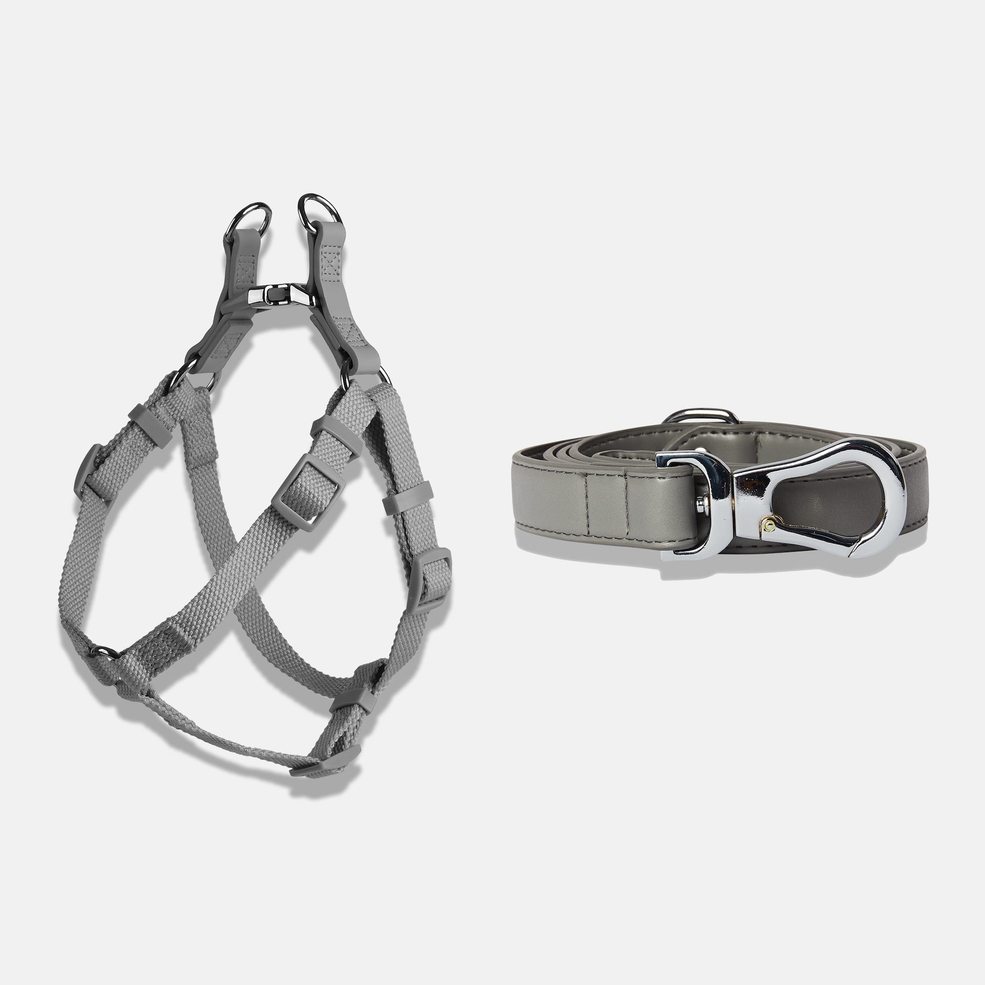 Grey dog harness hotsell