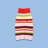 Holiday Club Knitted Dog Jumper, Stripes