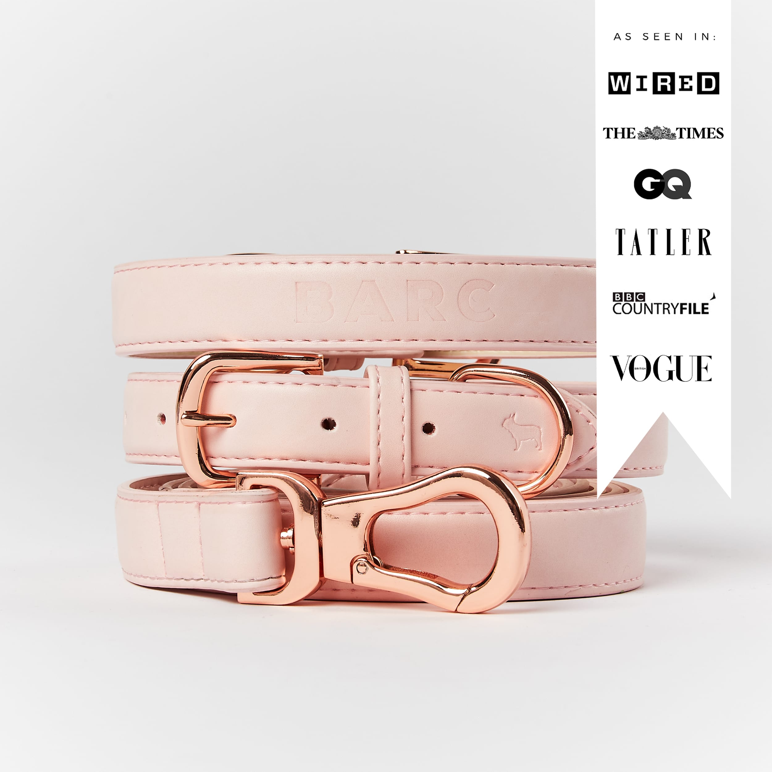 Rose gold outlet buckle dog collar